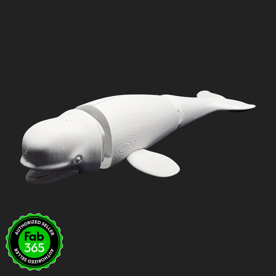 Foldable Beluga Whale - Etsy