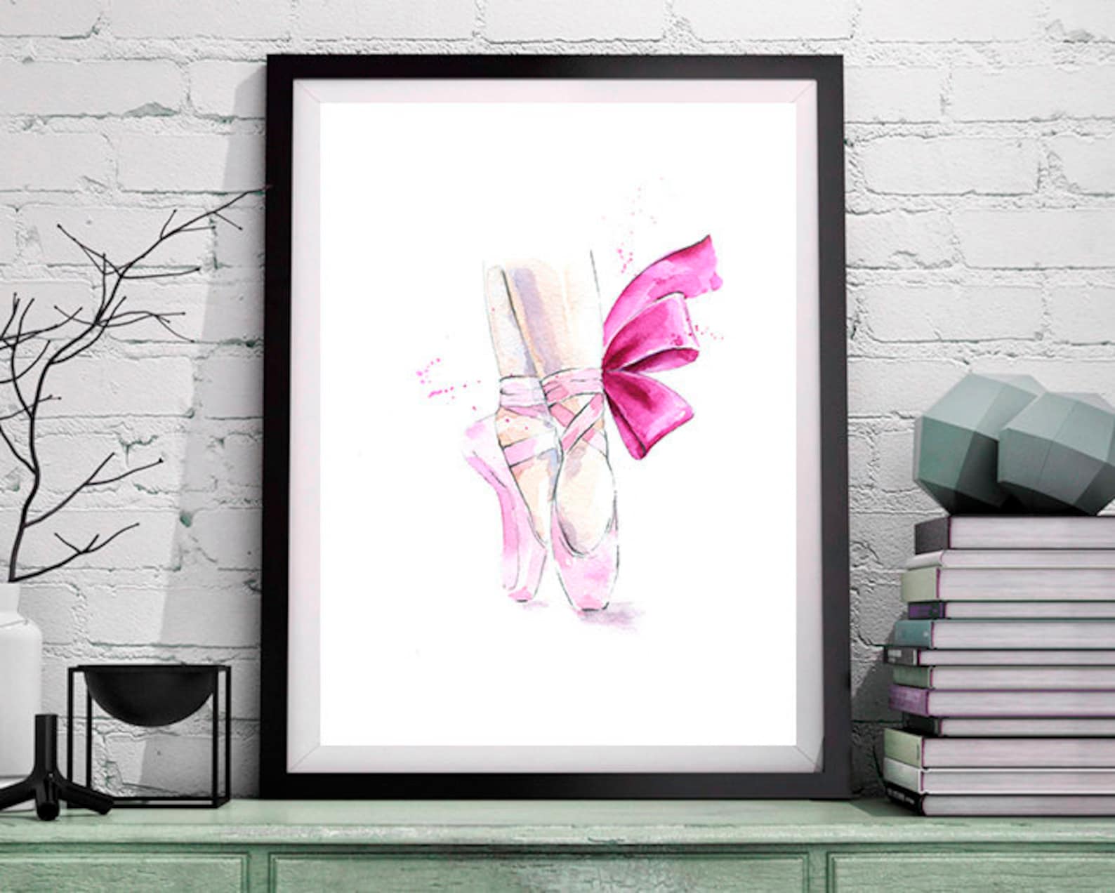 ballerina shoes set of 2 prints ballet slippers wall art illustration printable poster digital print girls nursery decor waterco ballerina shoes set of 2 prints ballet slippers wall art illustration printable poster digital print girls nursery decor waterco