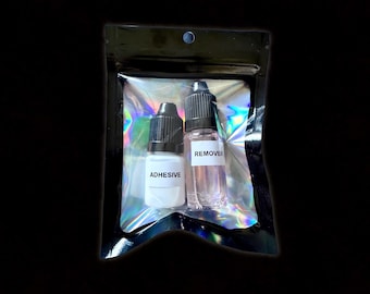 Kit per l'applicazione di protesi: adesivo e solvente per effetti speciali - Cosplay, Halloween (adesivo e solvente)