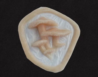Silicone Mushroom Prosthetic: Latex-Free SFX Makeup, Cosplay, Halloween