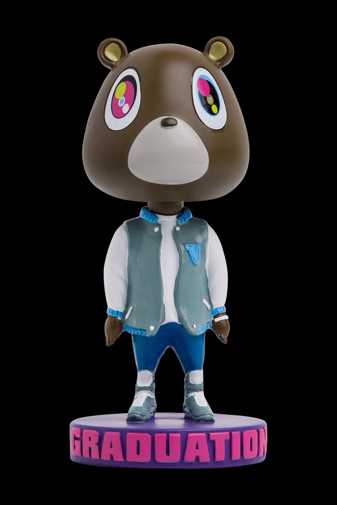 Gradutation Yeezy Kanye West Graduation Bear Bobblehead - Yeezy College Dropout Life of ...