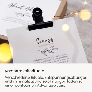 Advents Kalender Achtsamkeit für Erwachsene Adventskalender Geschenke Bild 3