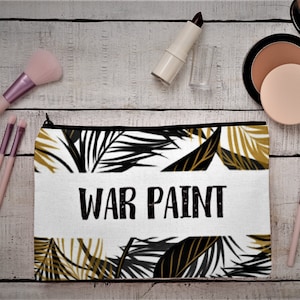 War Paint Accessory/Makeup Pouch w T-bottom