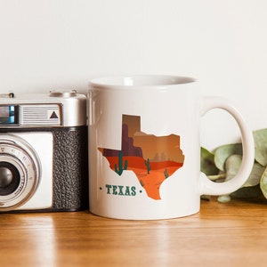 Texas State Mug | God Bless TX - State Pride Gift For Those Born And Raised In Austin Or Dallas