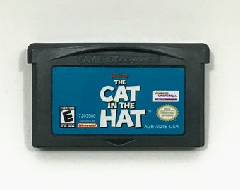Dr Seuss The Cat In The Hat Nintendo Game Boy Advance GBA Video Game