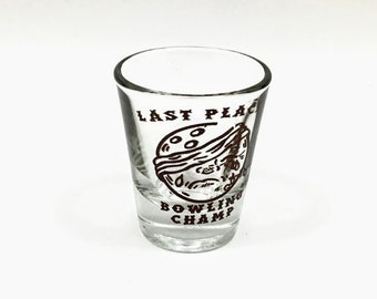 Bowling Shot Glass Collectible Souvenir