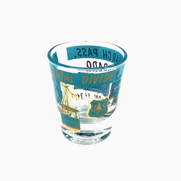 Continental Divide Monarch Pass - Souvenir Collectible Shot Glass