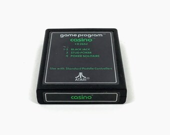 CASINO Atari 2600 Video Game Cartridge