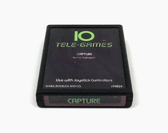 CAPTURE Tele-Games Atari 2600 Video Game Cartridge