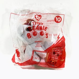 SPIKE - TY Teenie Beanie Boos - McDonald&#39;s Beanie Babies Happy Meal Toy #10