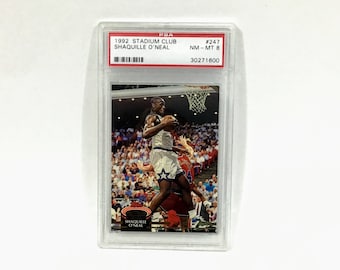 Shaquille O'Neal ROOKIE RC 92-93 Topps Stadium Club PSA Basketball Trading Card