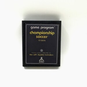 Championship Soccer Atari 2600 Video Game Cartridge