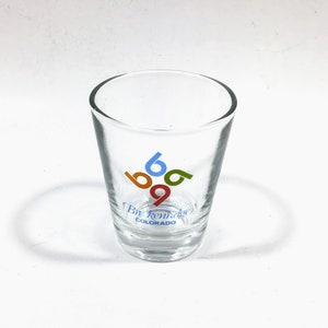 Bicchiere Shot Da Collezione Breckenridge Colorado | Vetro 5.7cm | Souvenir Raro