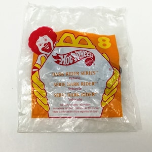 McDonald&#39;s HOT WHEELS #8 Dark Rider Car Happy Meal Toy