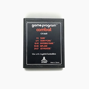 COMBAT Atari 2600 Video Game Cartridge
