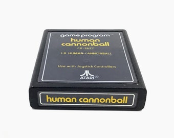 ATARI 2600 Human Cannonball Game Cartridge