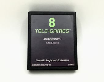 MEMORY MATCH Atari 2600 Video Game Cartridge Tele-Games