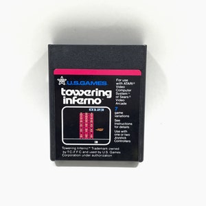 Towering Inferno ATARI 2600 Video Game Cartridge