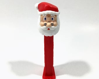 Vintage Santa Claus PEZ Dispenser: Rare Blushing Santa, Made in