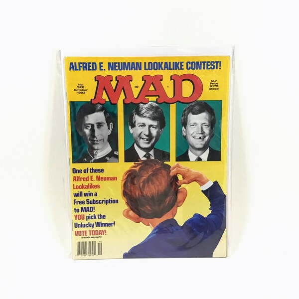 MAD Magazine 322 Alfred E Neuman Lookalike Contest David Letterman