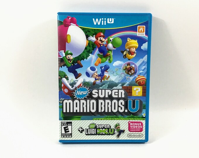 New Super Mario Bros U Nintendo Wii U Video Game Etsy