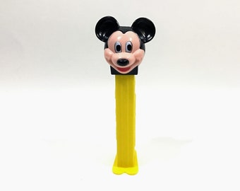 Vintage Mickey Mouse Yellow PEZ Dispenser - Disney PEZ