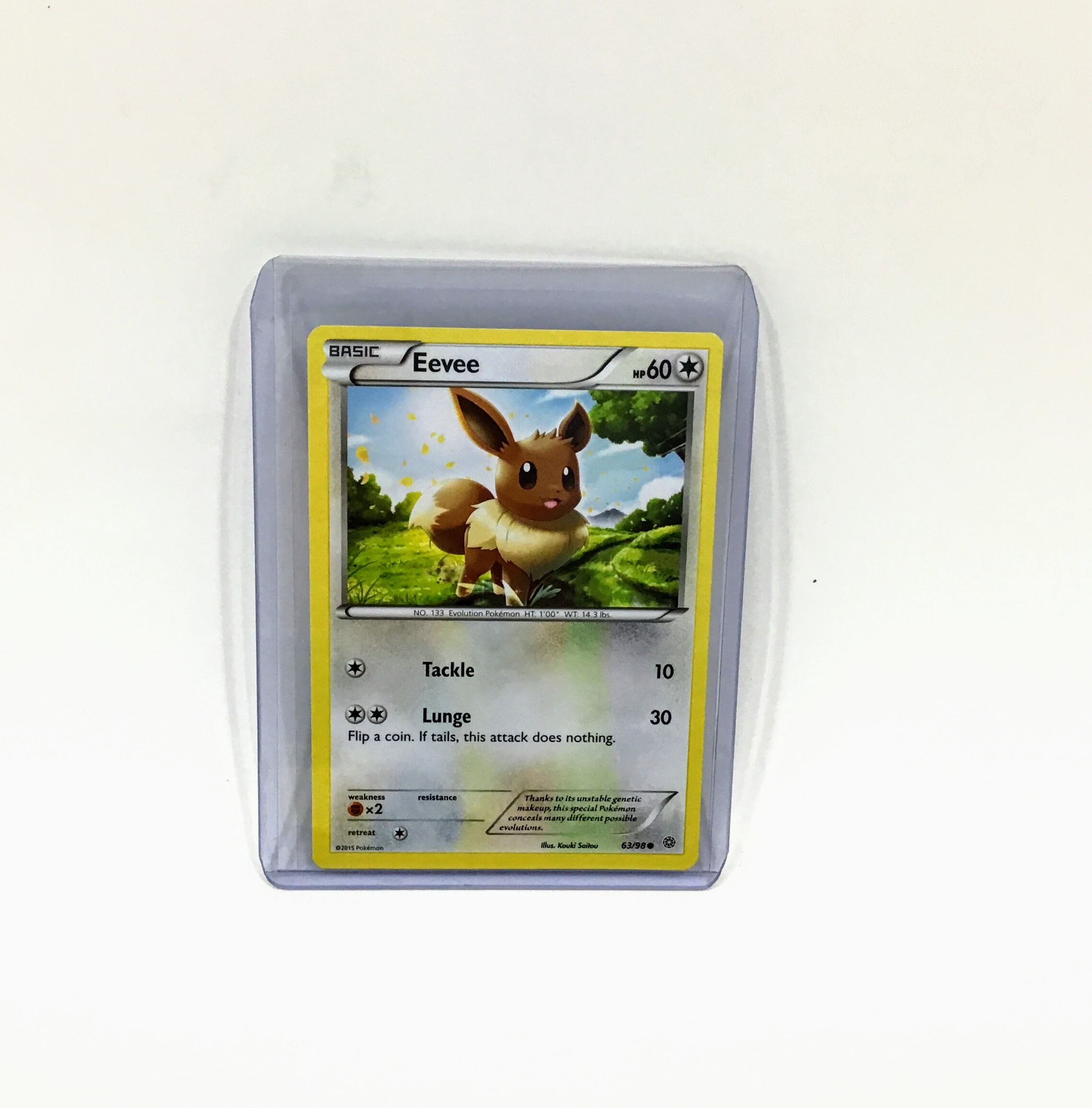 EEVEE Pokmon Card 63/98