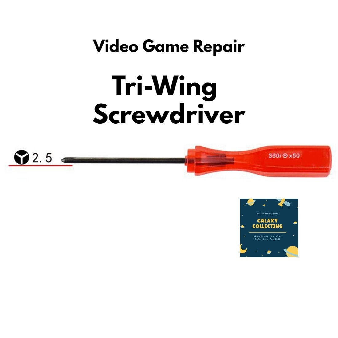 Tournevis Tri-Wing pour la réparation de jeux vidéo