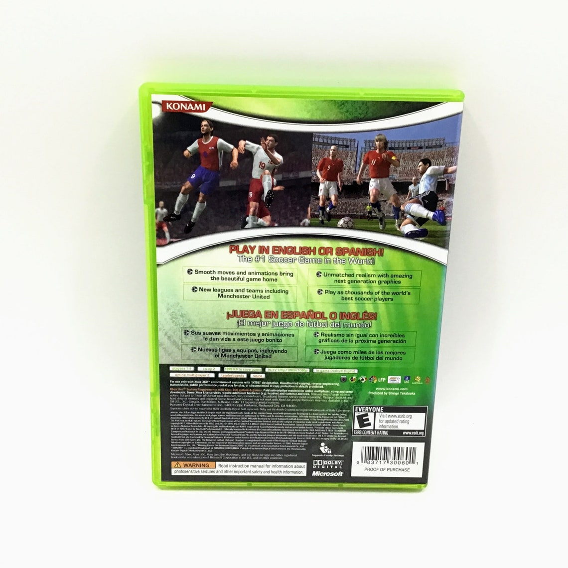 Pro Evolution Soccer XBOX 360 Video Game Etsy