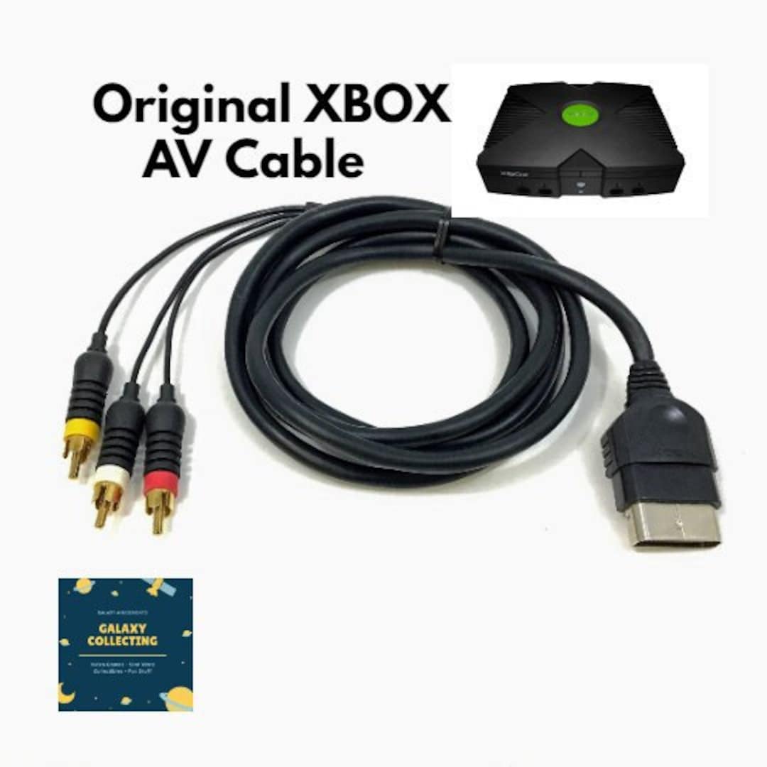 Microsoft XBOX AV Cable for Original XBOX Etsy New Zealand