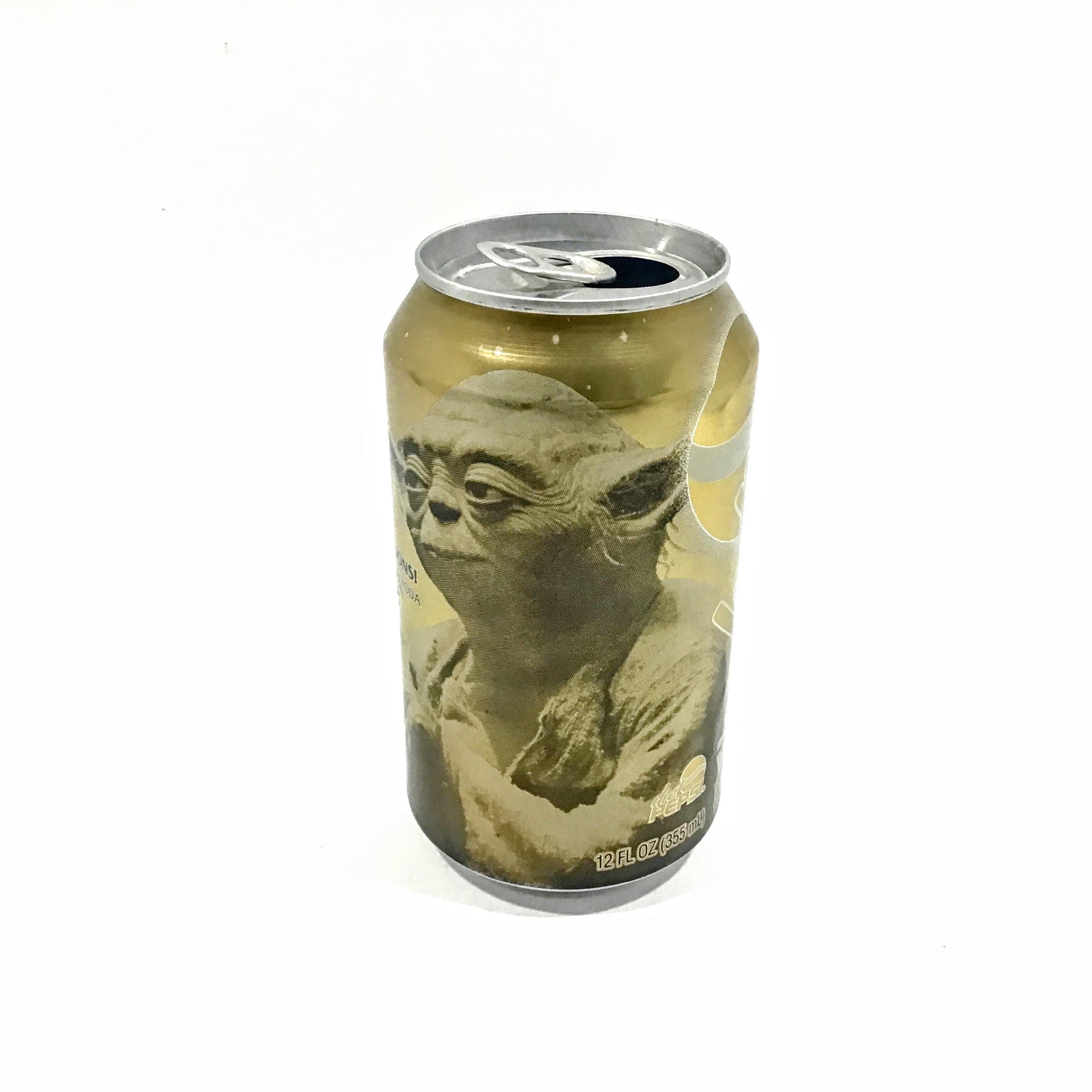 Limited Edition Yoda Gold Star Wars Diet Pepsi Can Collectors