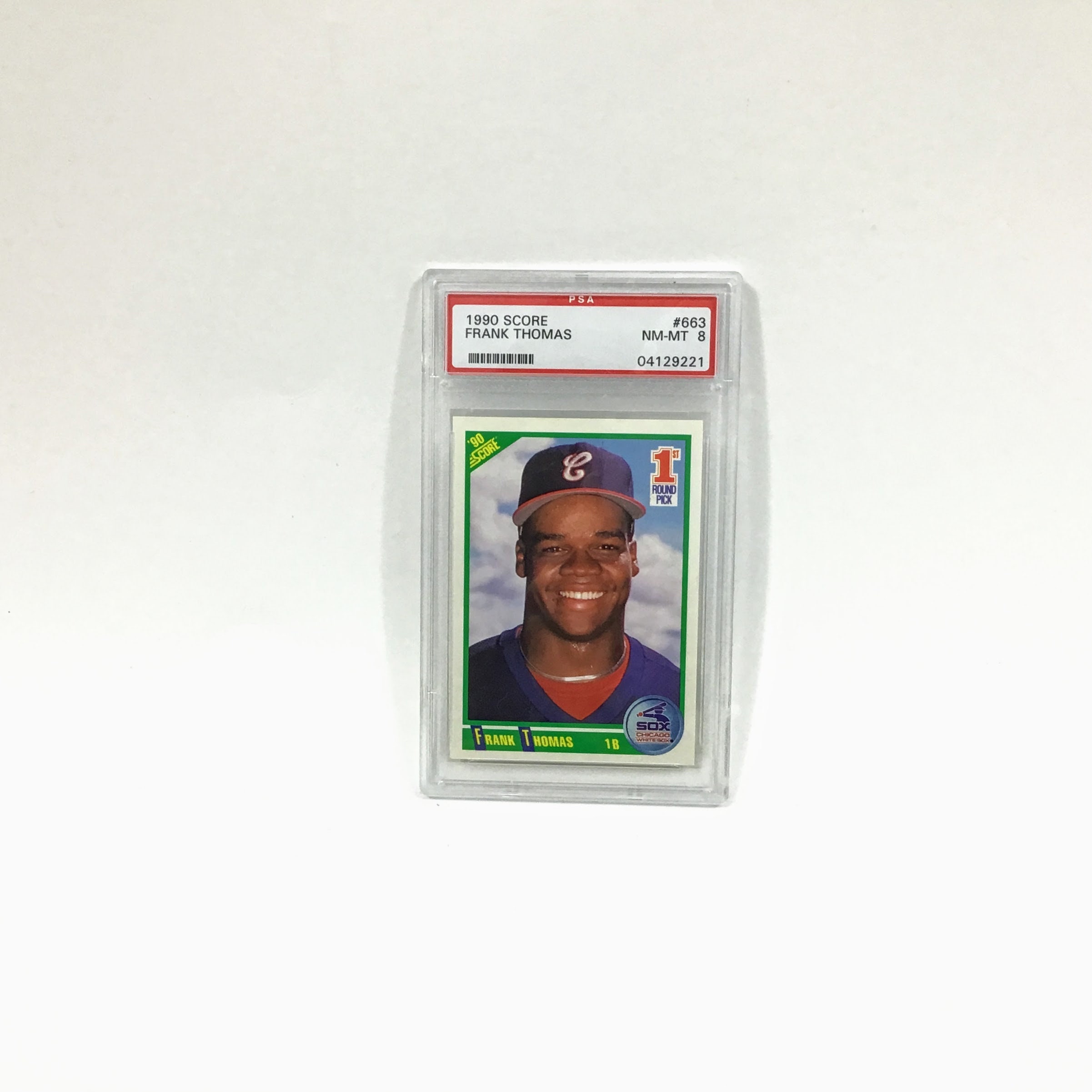 PSA 8 FRANK THOMAS Rookie Card 1990 Score Baseball Trading - Etsy