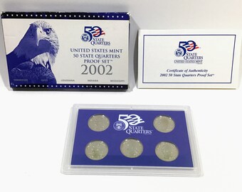 2002 State Quarters Proof Set  - Coins / Coin Collecting