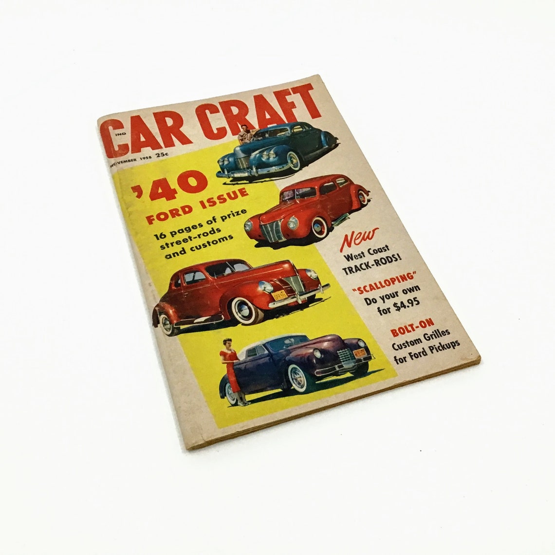 1958 Car Craft Magazine Vintage Hot Rod Collector Cars Etsy