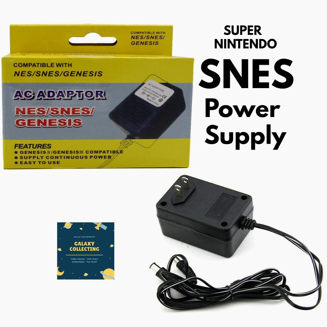 SNES Power Supply Super Nintendo Etsy