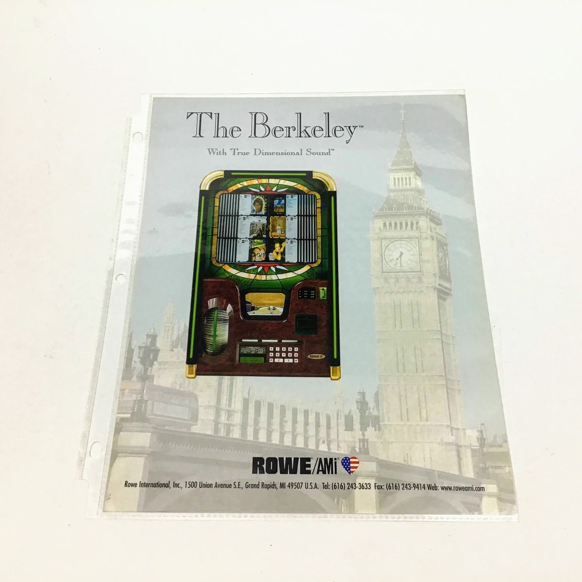 Jukebox Flyer Jukebox Flyer Rowe Berkley CD Wall Jukebox Sales Flyer - Etsy