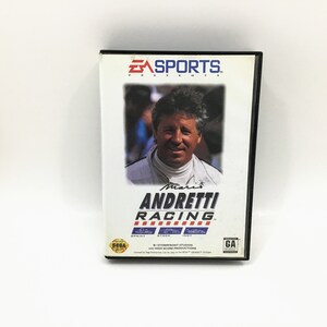 Mario Andretti Racing SEGA Genesis Video Game EA Sports