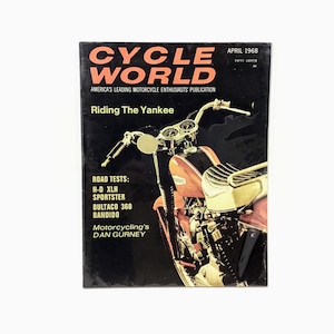 CYCLE WORLD Magazine 1968 Harley Davidson Motorcycle Cover
