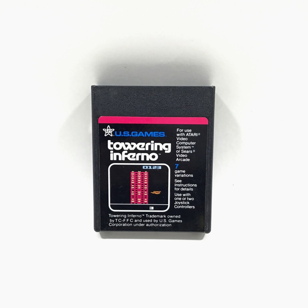 Towering Inferno (Atari 2600, 1982) | Achetez sur