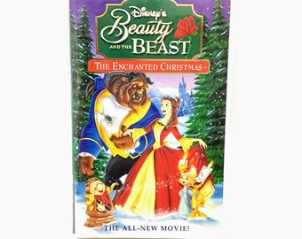 VHS Disney Beauty And The Beast The Enchanted Christmas