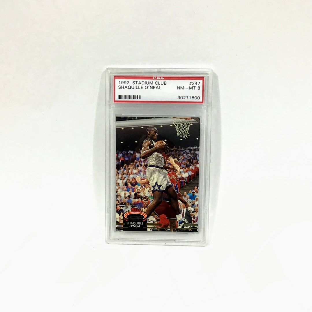 Shaquille O'neal ROOKIE RC 92-93 Topps Stadium Club PSA Basketball
