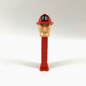 Vintage Fireman PEZ Dispenser - PEZ Emergency Heroes Series