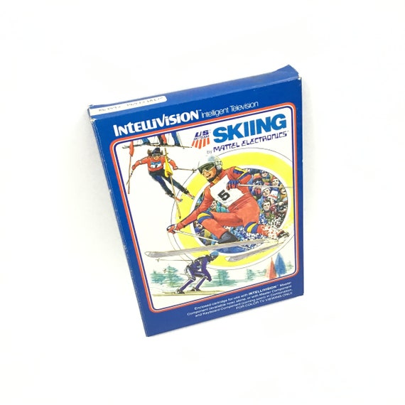 Intellivision Skiing & Tennis ゲームセット SKIING Intellivision Video Game - CIB - Etsy
