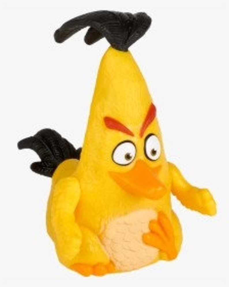 The Angry Birds Movie Mcdonalds Happy Meal Toy 8 Chuck Figure Etsy