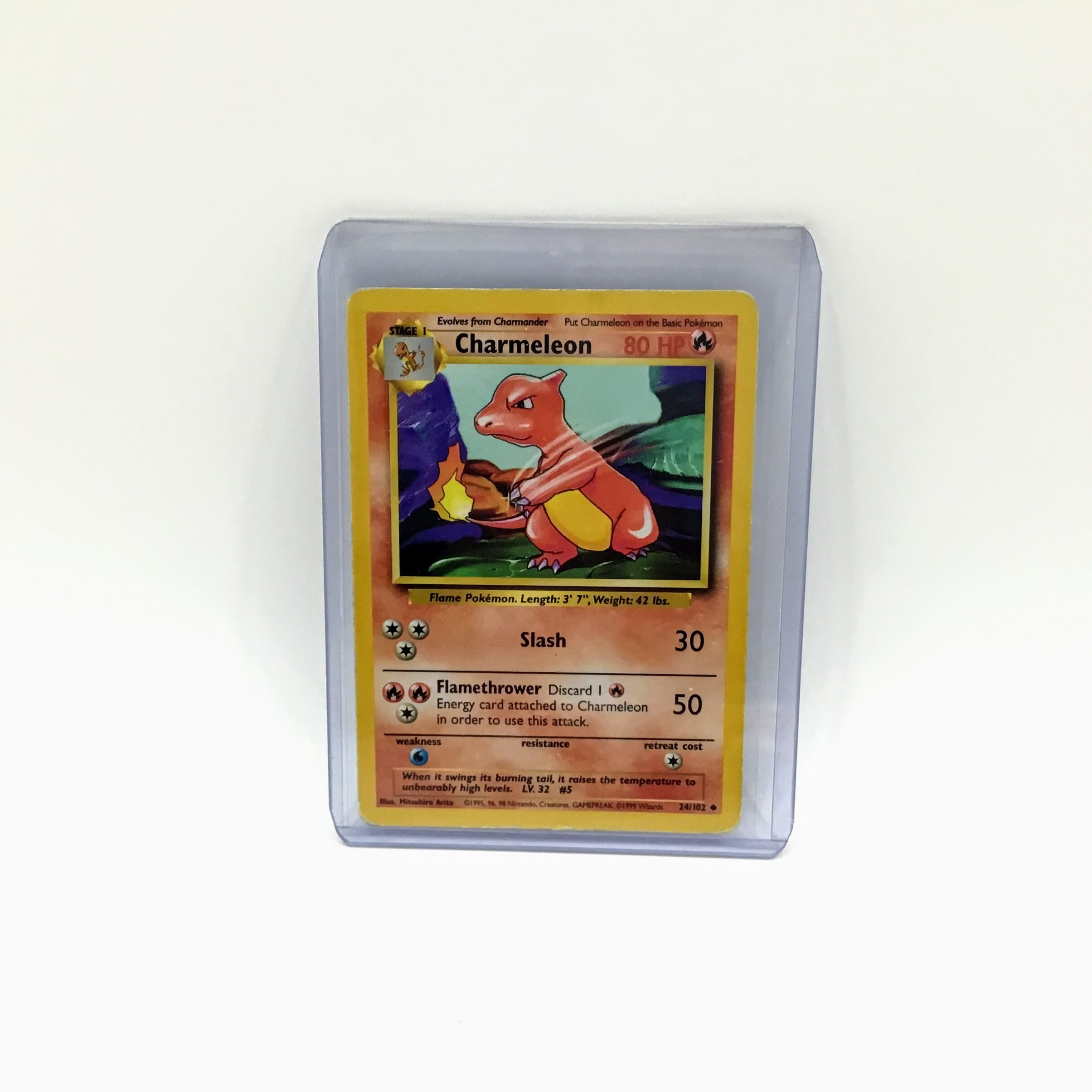 Charmeleon 24/102 Pokémon Uncommon Base Set - Etsy