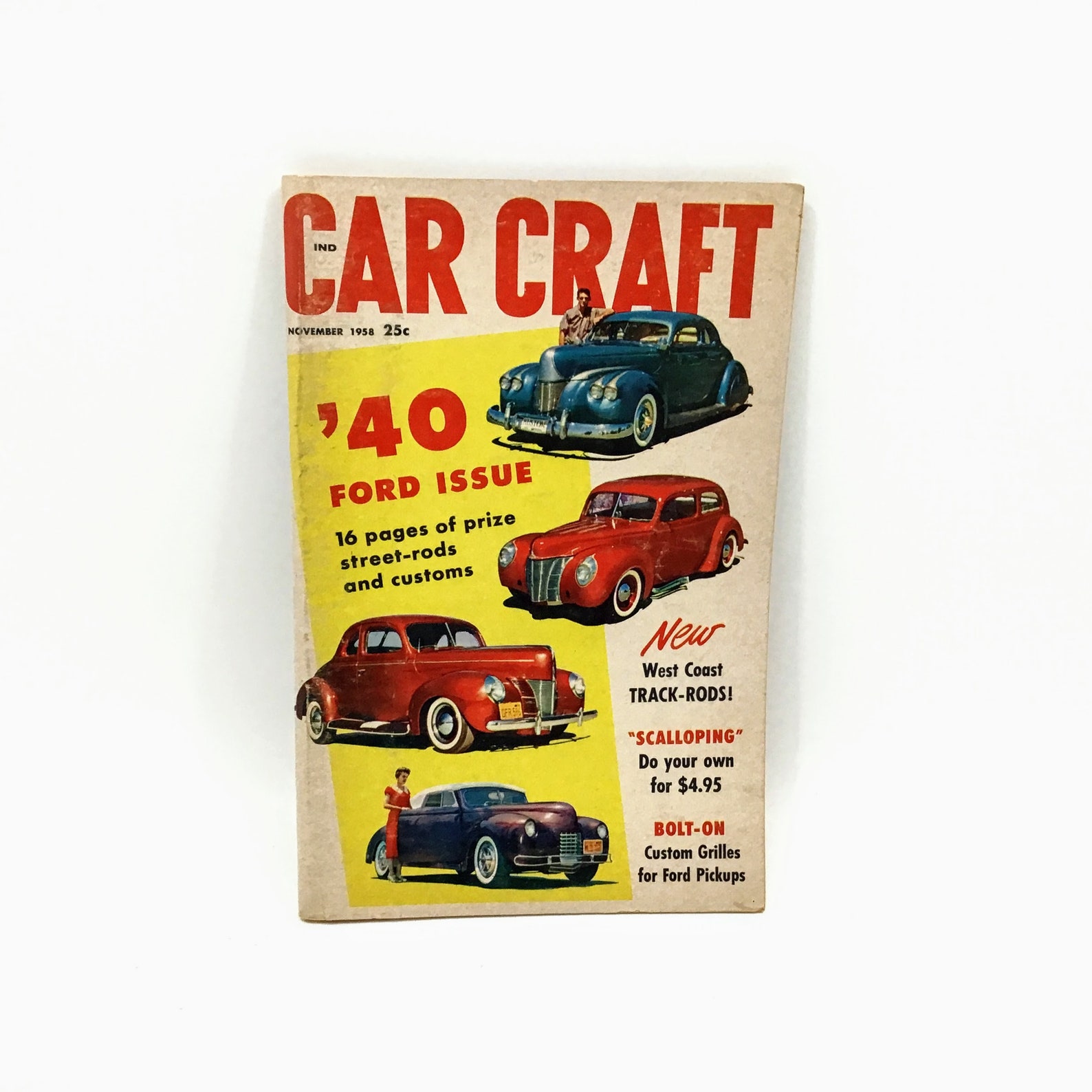 1958 Car Craft Magazine Vintage Hot Rod Collector Cars Etsy