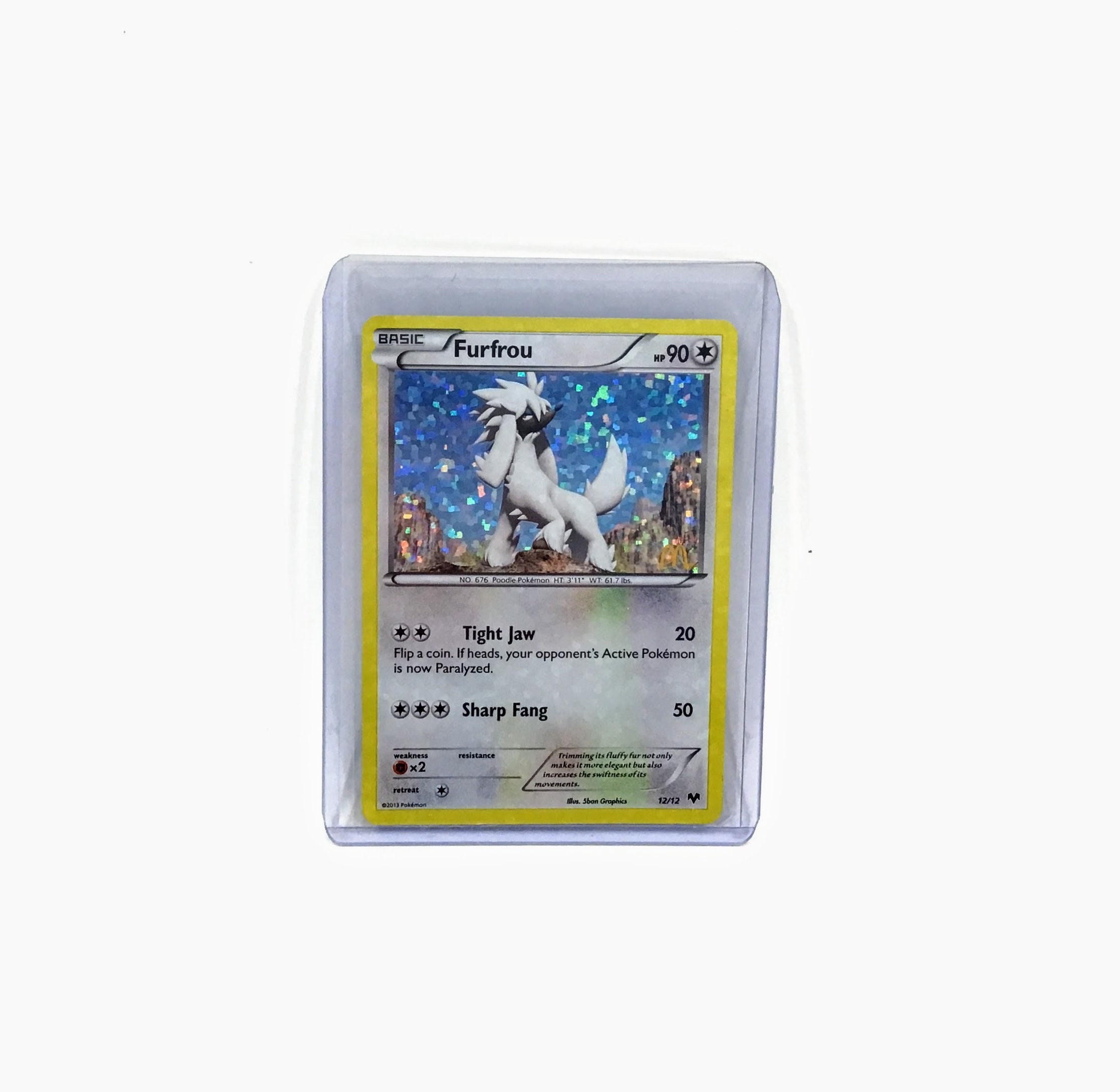 FURFROU Mcdonalds Pokmon Card Holo Rare 12/12 - Etsy India