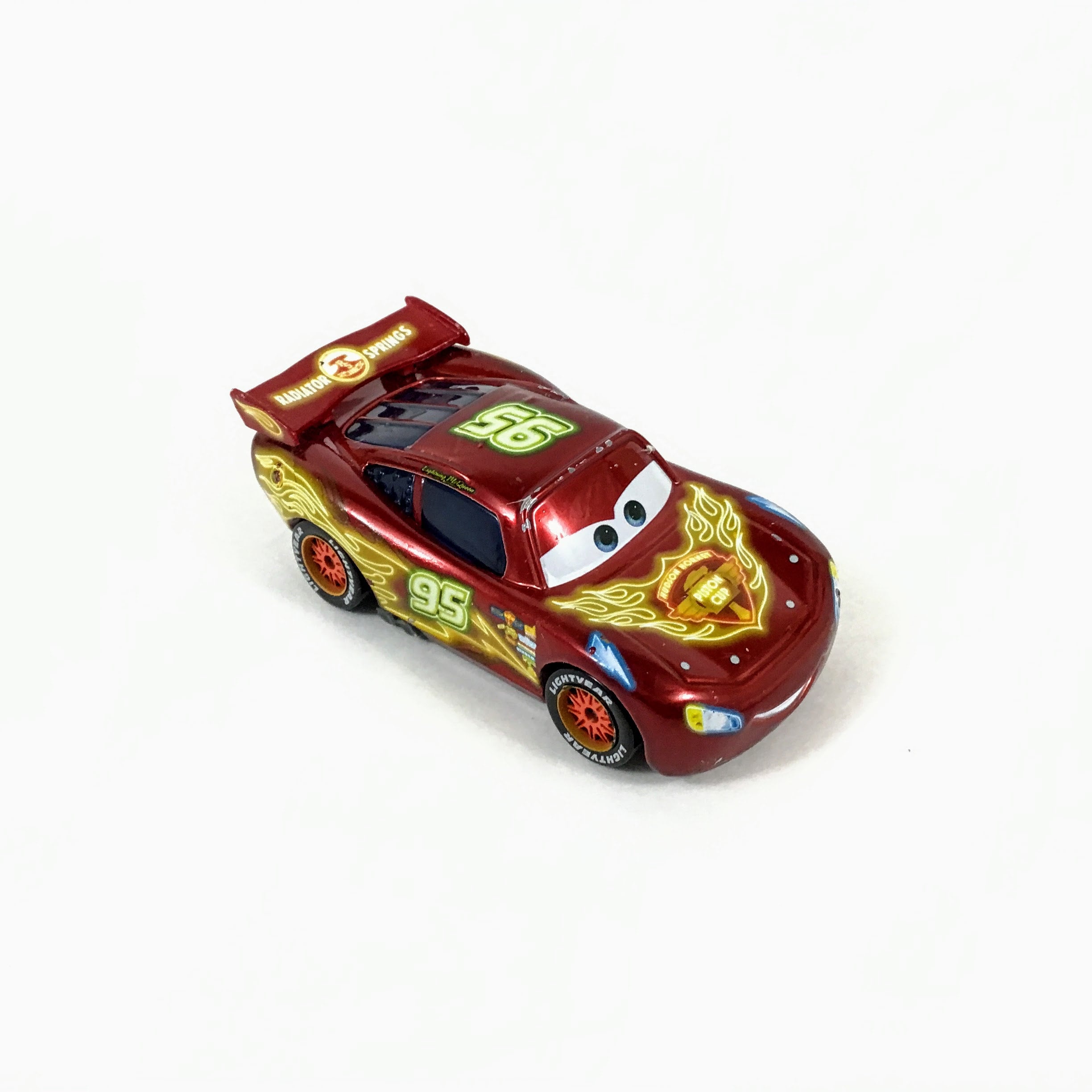 NEON LIGHTNING MCQUEEN 95 Rare Version Disney Pixar Cars Neon