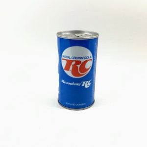 Vintage RC Cola Soda Pop Can Baseball Marty Perez San Francisco MLB