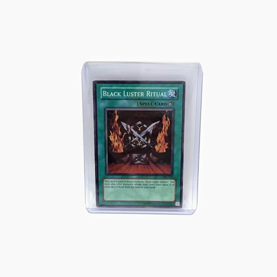 Yu-gi-oh Card Black Luster Ritual Super Rare Holofoil Card SYE-025 Yugioh -  Etsy